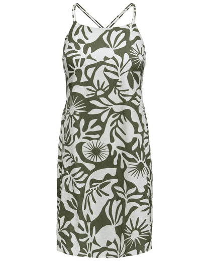 ONLJAKIRI Linen Mini Dress - Khaki
