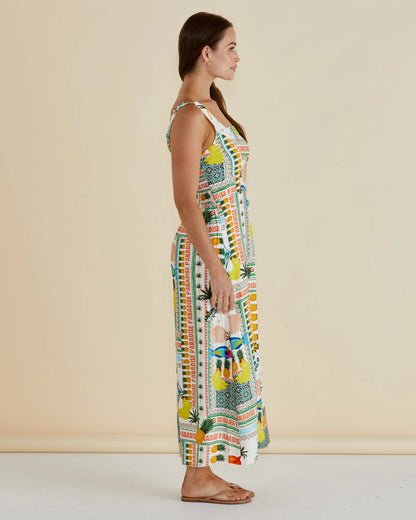Tegan Midi Dress - Paradise Print
