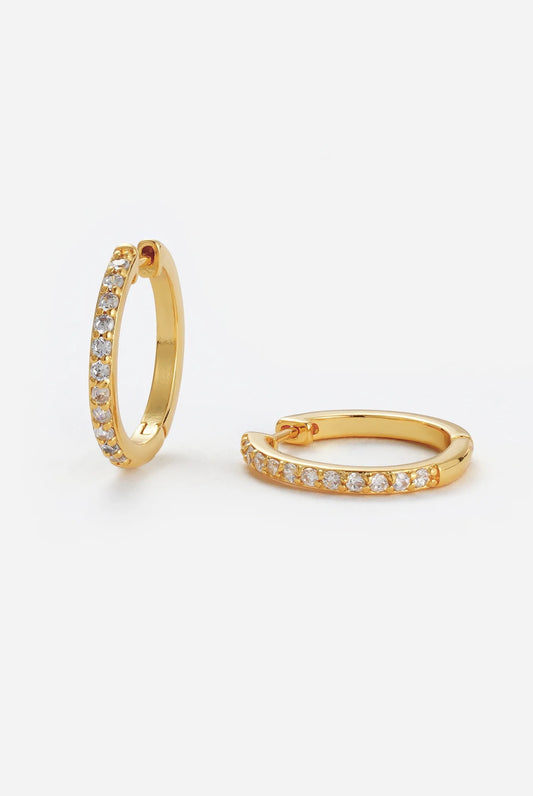 Catalina Hoop Earrings - Gold | Zafino