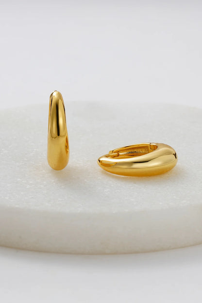 Cleo Hoop (Medium) Earrings - Gold