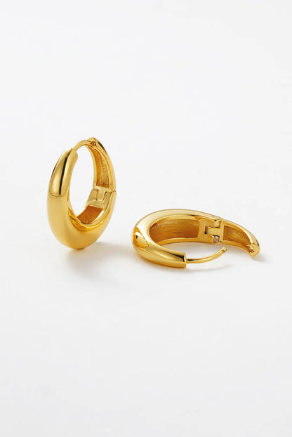 Cleo Hoop (Medium) Earrings - Gold