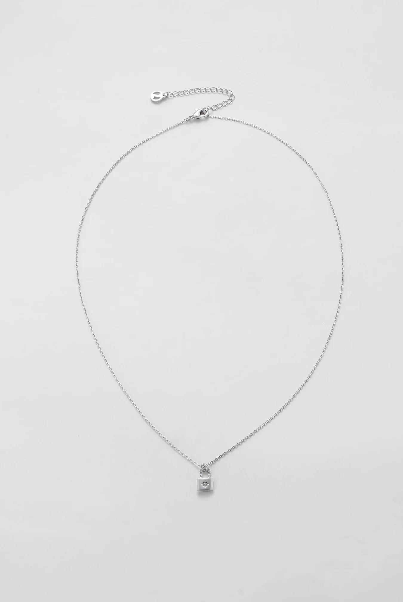 Locket Mini Necklace - Silver