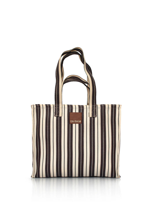 Marché Bag - Home Brown Stripe | Eau Bags