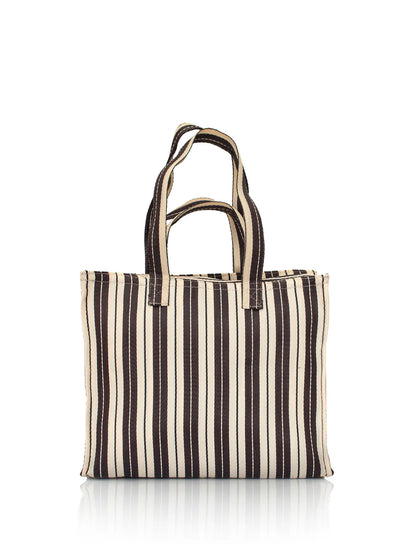 Marché Bag - Home Brown Stripe