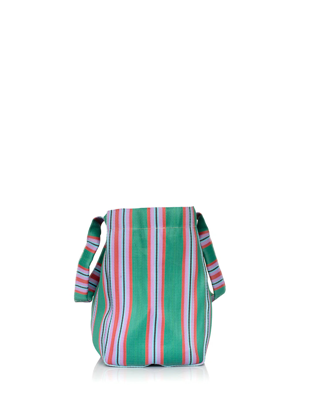 Grand Beach Bag - Jardin Green Stripe