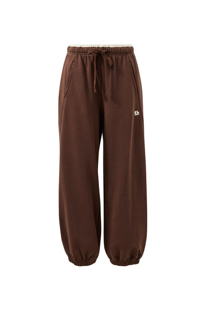Bowie Barrel Leg Trackpant - Brown
