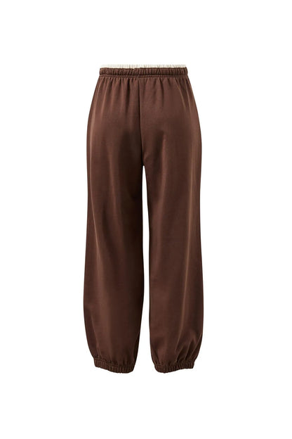 Bowie Barrel Leg Trackpant - Brown