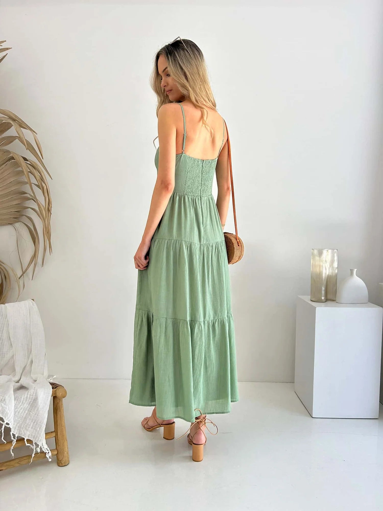 isabella tie waist maxi dress Isabella Tie Waist Maxi Dress