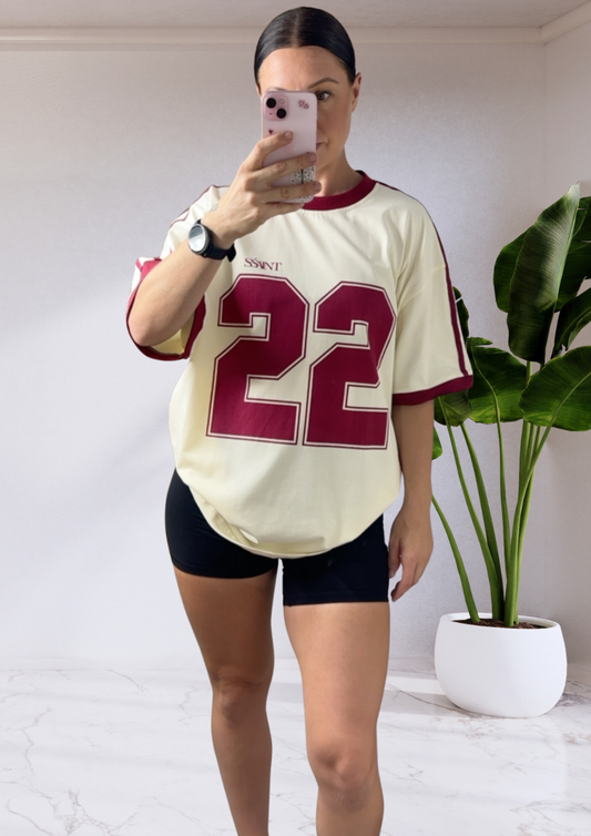 TWENTY TWO TEE - CHERRY