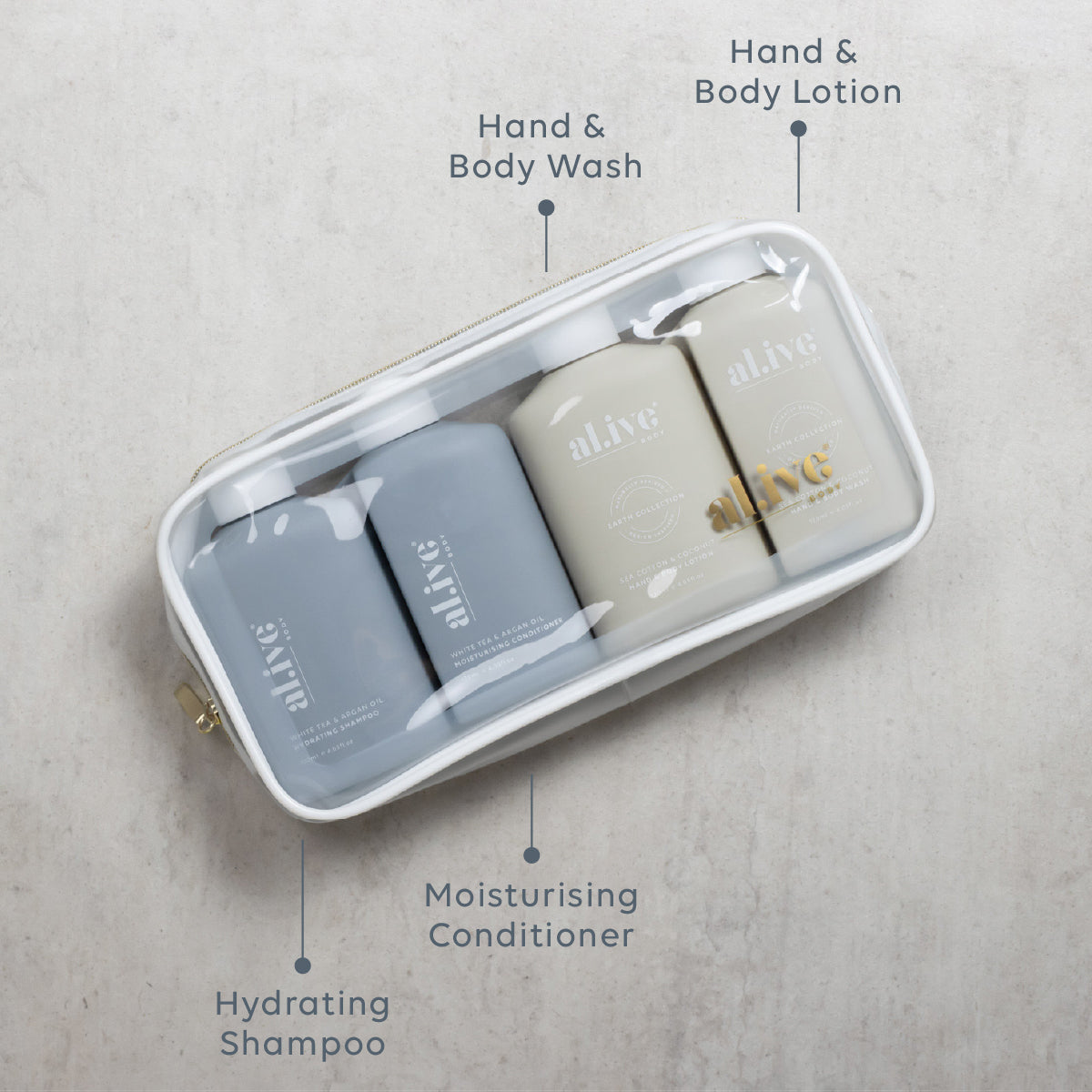 Hair & Body Travel Pack | al.ive