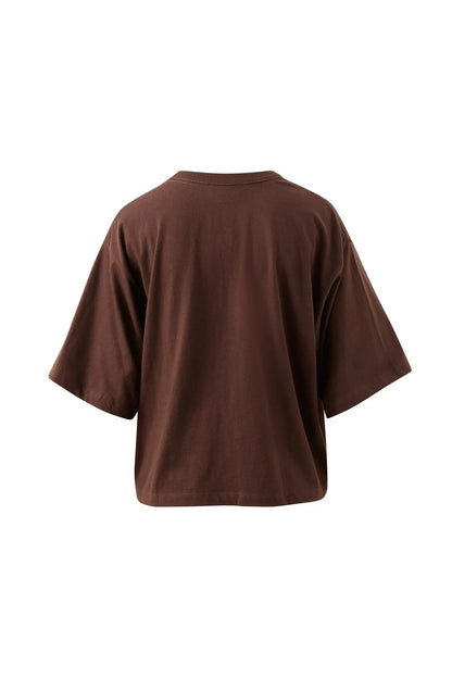 Phoebe Premium Tee - Brown