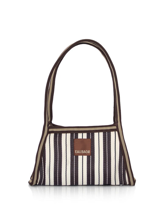 Baguette Bag - Home Brown Stripe | Eau Bags