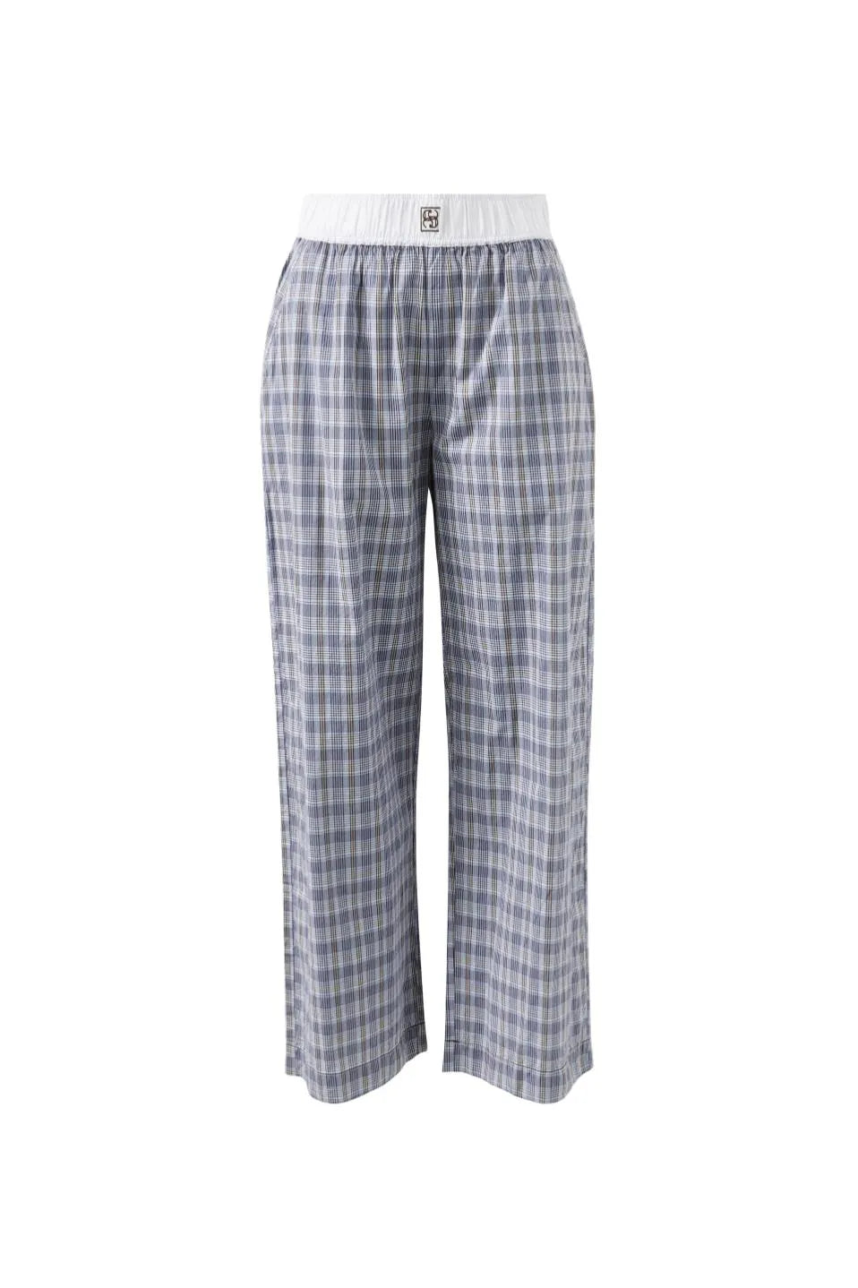 The Lounge Pant - blue chocolate check | Ceres Life