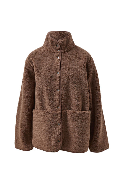 Teddy Jacket - Chocolate Brown