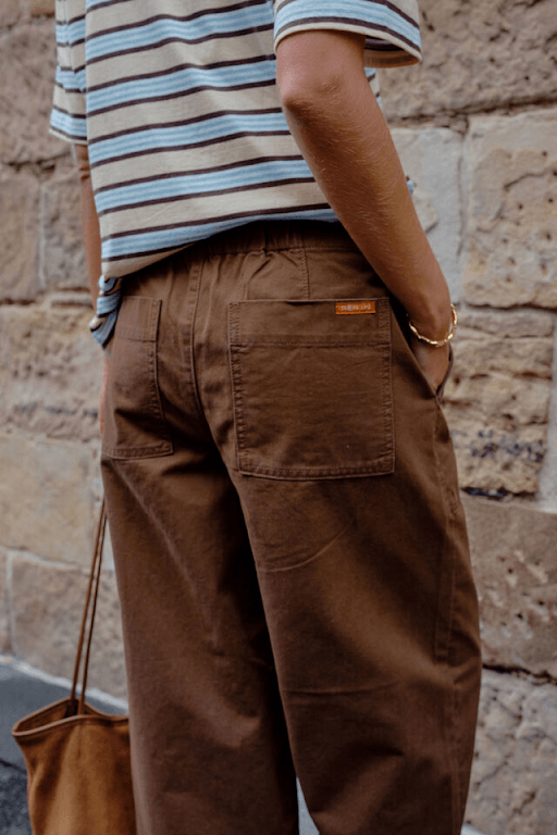 Weekender Barrel Pant - Chocolate