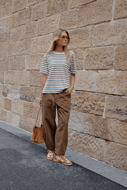 Weekender Barrel Pant - Chocolate
