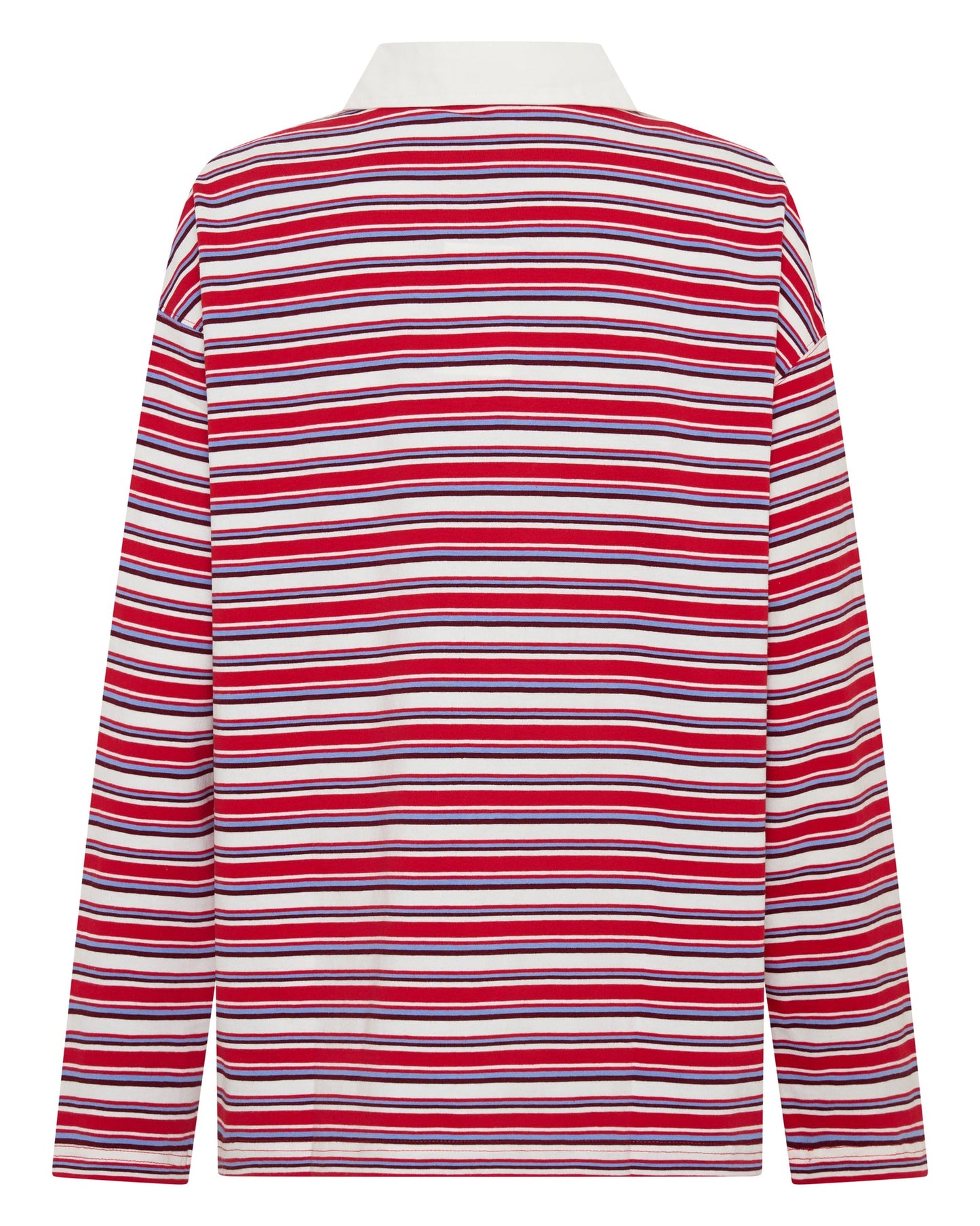 Knox Unisex Rugby Polo Shirt - Red Stripe | SSAINT