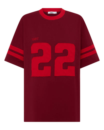 Twenty Two 22 Unisex Motion Tee - Cherry Red