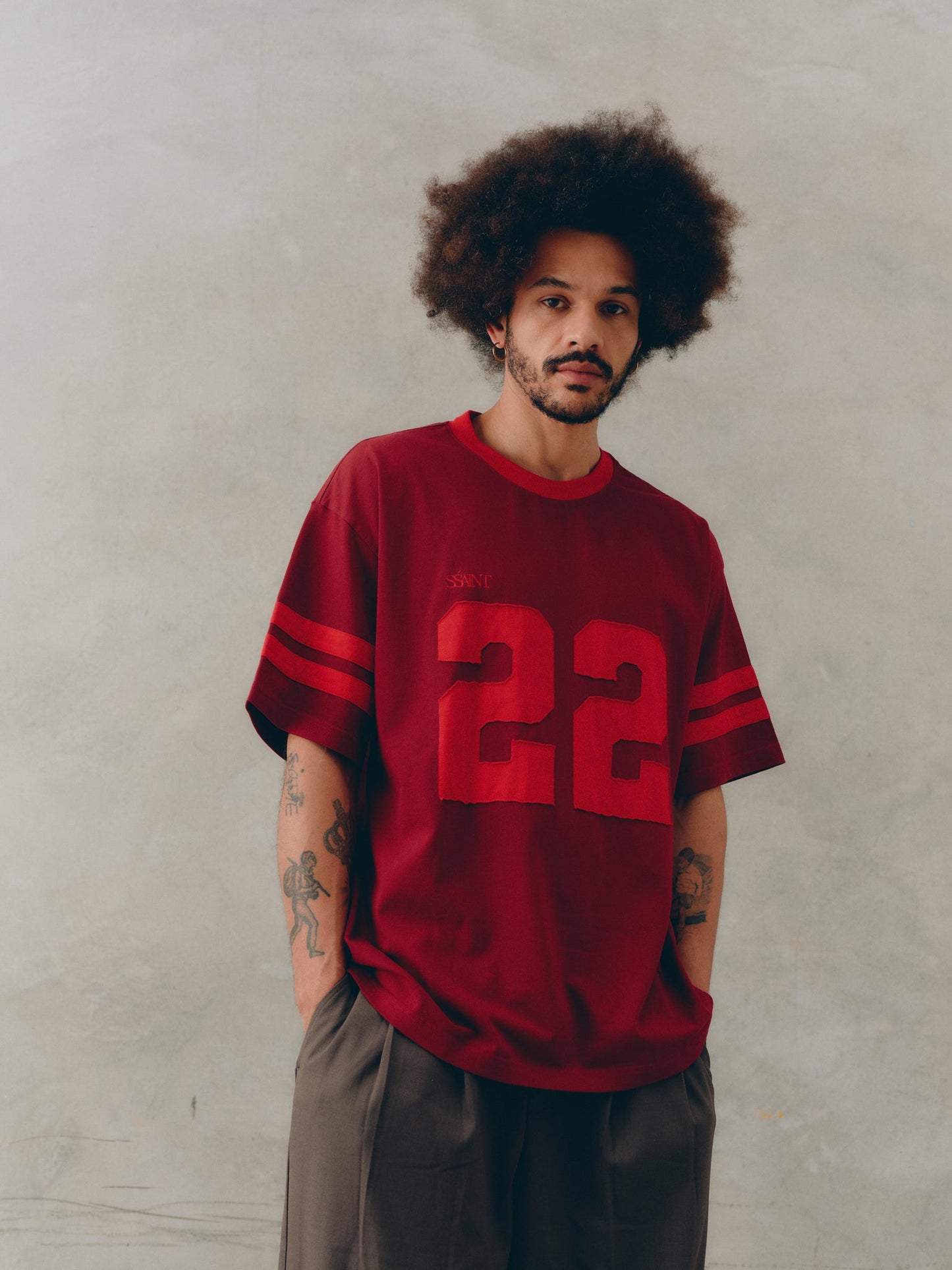 Twenty Two 22 Unisex Motion Tee - Cherry Red