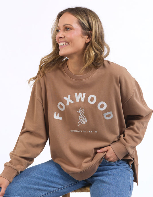 Effortless Crew Jumper - Brown Toasted Coconut