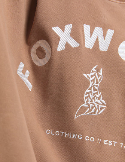 Effortless Crew Jumper - Brown Toasted Coconut
