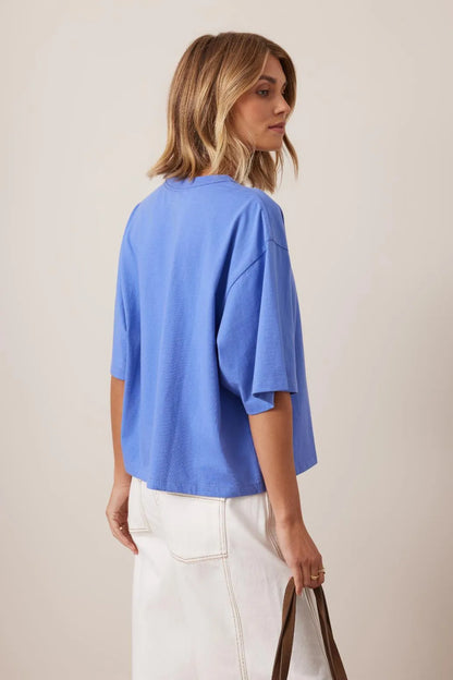 Phoebe Premium Tee - Vintage Blue | Ceres Life