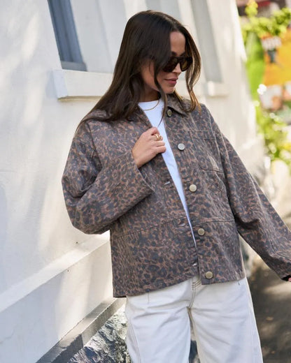 Ziggy Shacket - Leopard