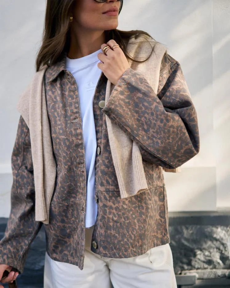 Ziggy Shacket - Leopard