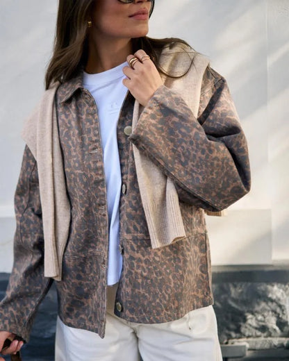 Ziggy Shacket - Leopard