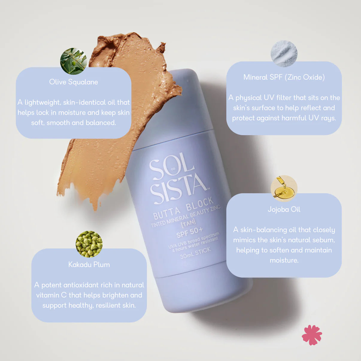 BUTTA BLOCK™ TINTED MINERAL SPF 50+ 30ML