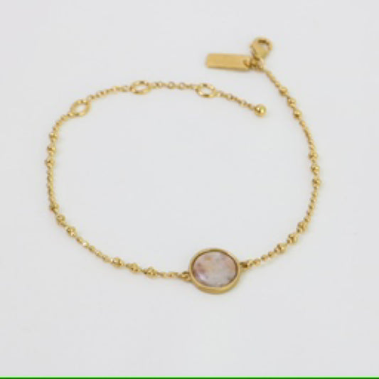 Tranquility Bracelet in Gold | LOVE LUNAMEI