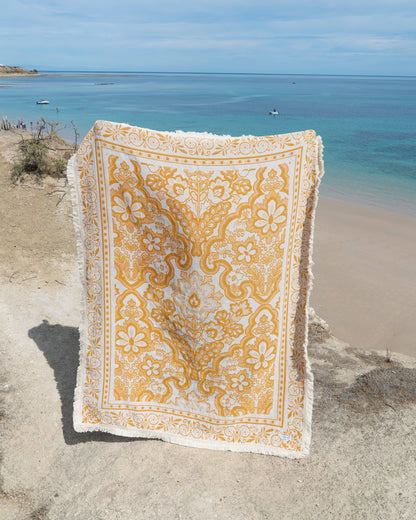Sunni Scenes - Sunset - Picnic Beach Throw Rug - XL