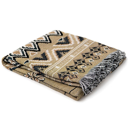'Hey Jude' Woven Picnic Rug/Throw: Regular 130x160cm | HENDEER