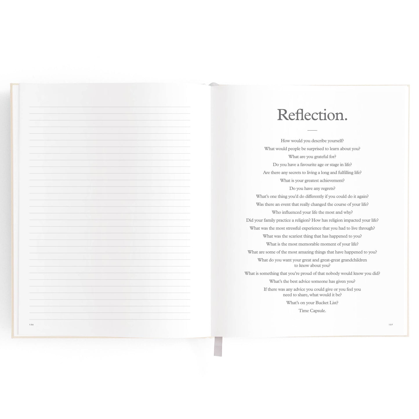 This Is My Story Memoir Journal Cream | Fox & Fallow