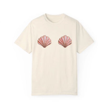 Mermaid Tits Relaxed Tee T-Shirt -  Ivory