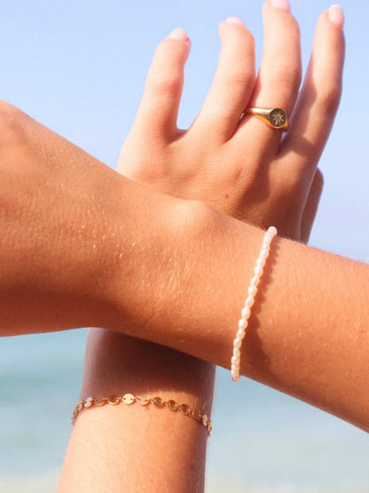 Pearl Sea Bracelet in 18k Gold Vermeil | Malakai the Label