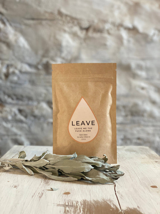Salty Vibes Co - LEAVE (me the fuck alone) bath salts