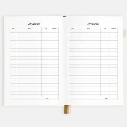 2026 Creme A5 Vertical Planner | Fox & Fallow