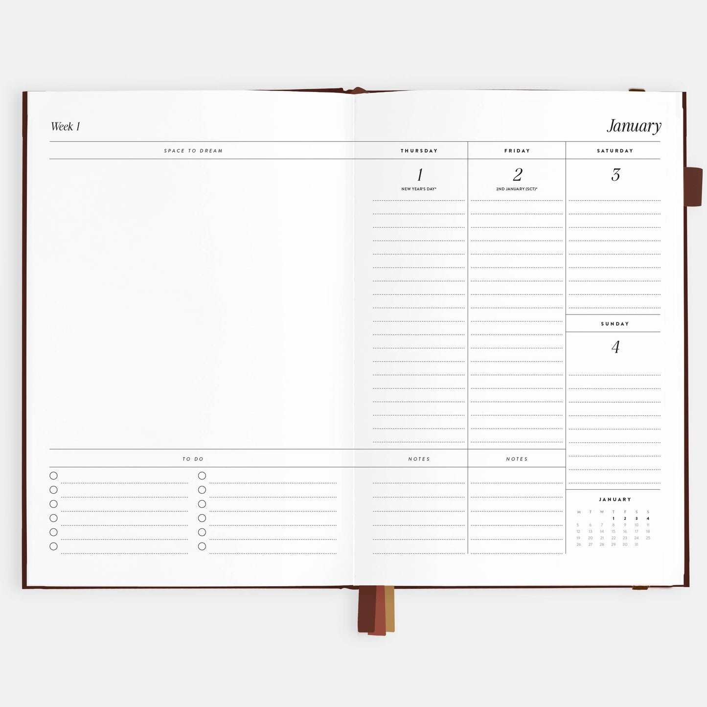 Fox & Fallow - 2026 Chocolate A5 Vertical Planner
