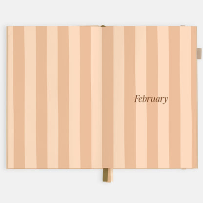 Fox & Fallow - 2026 Taupe A5 Horizontal Planner
