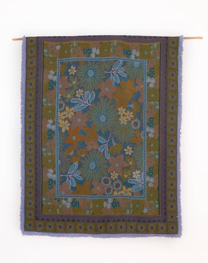 Sunni Scenes - Lavender - Picnic Beach Throw Rug - XL