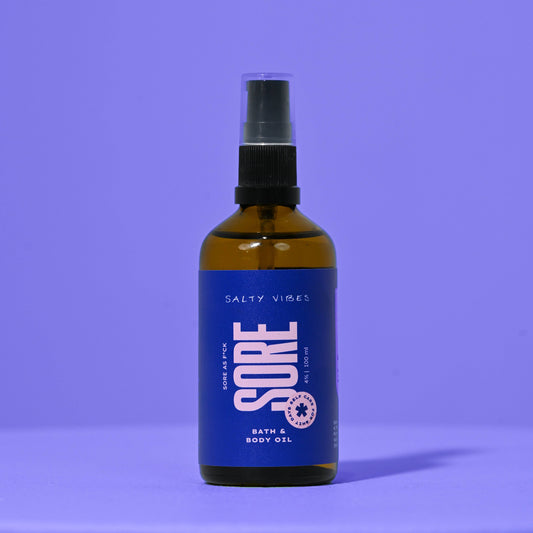 BATH & BODY OIL | SORE AS FUCK 100ML | Salty Vibes