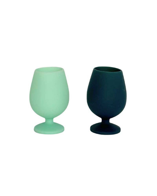 Porter Green - Mist + Ink | Stemm | Silicone Unbreakable Wine Glasses