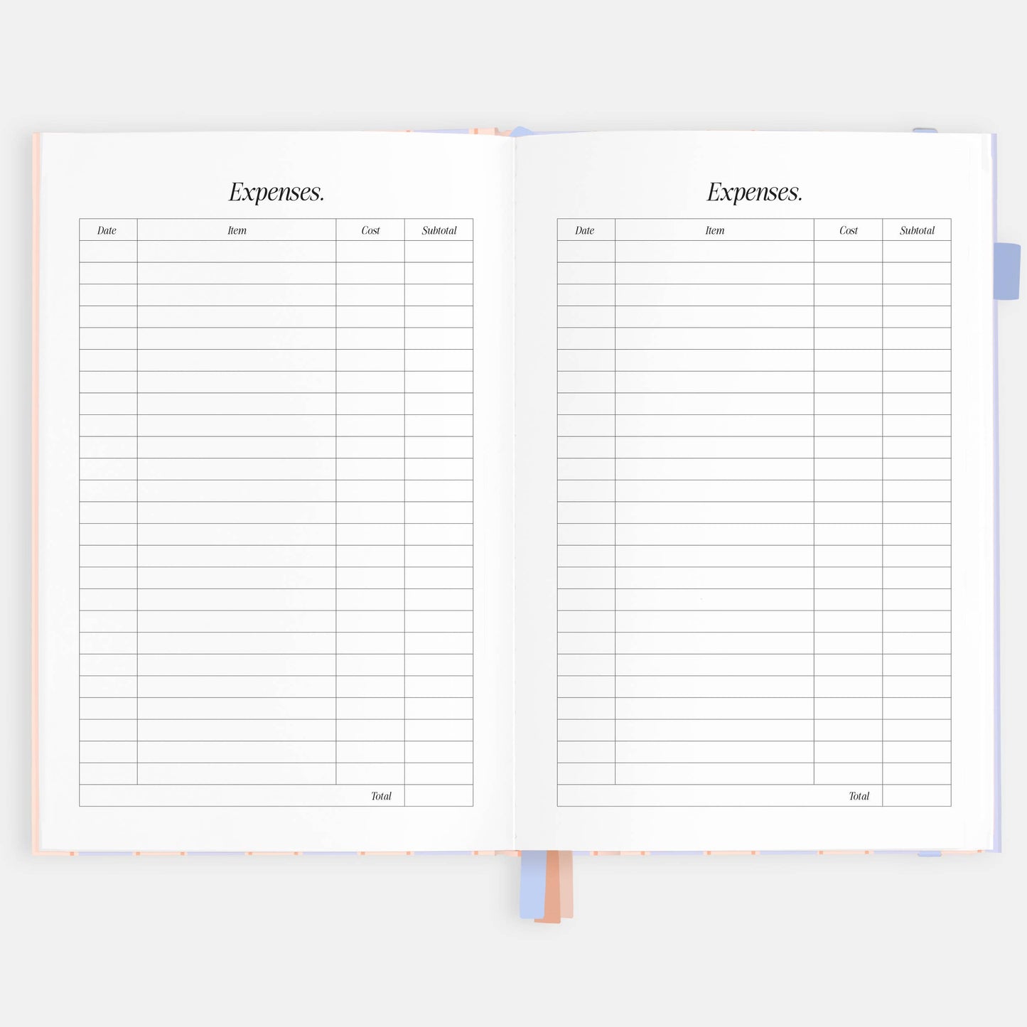 Fox & Fallow - 2026 Powder Stripe A5 Academic Vertical Planner