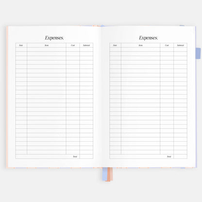 Fox & Fallow - 2026 Powder Stripe A5 Academic Vertical Planner