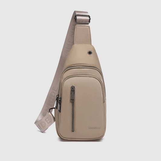 Boyd Nylon Sling Bag - Mocha