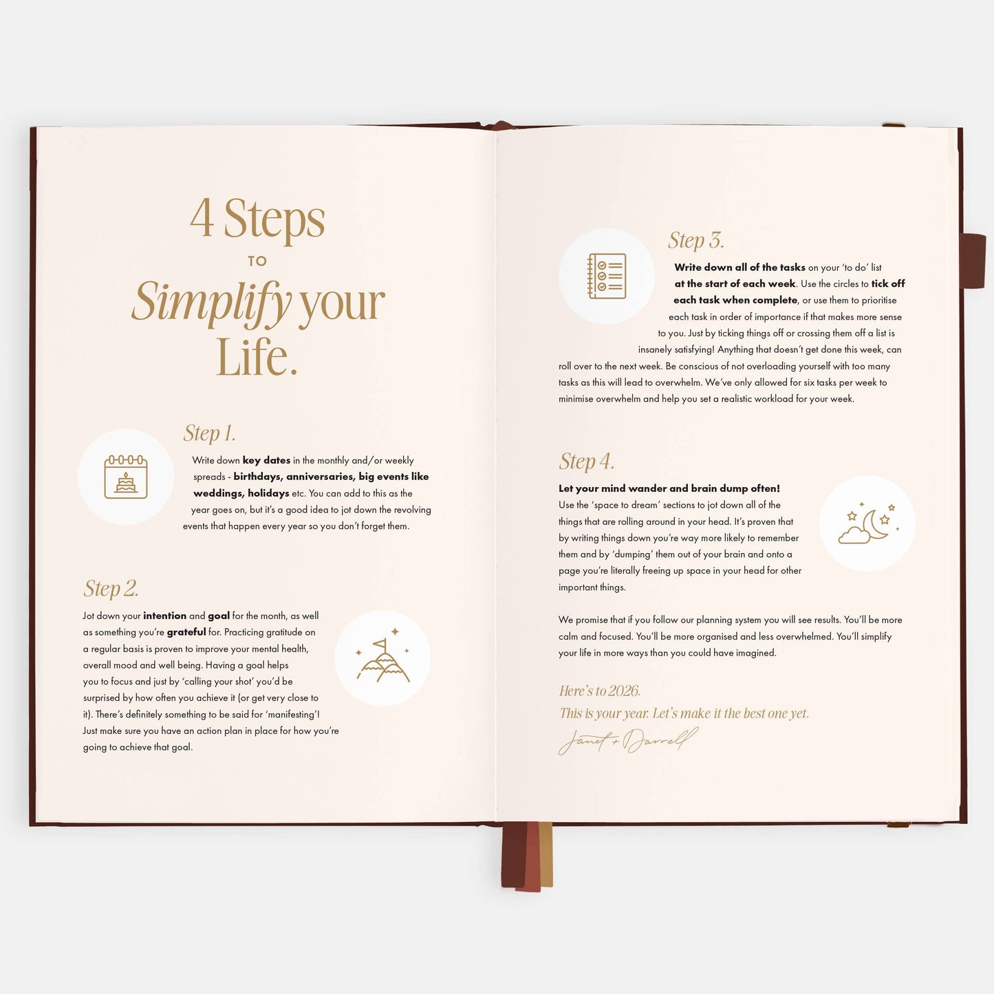 Fox & Fallow - 2026 Chocolate A5 Vertical Planner