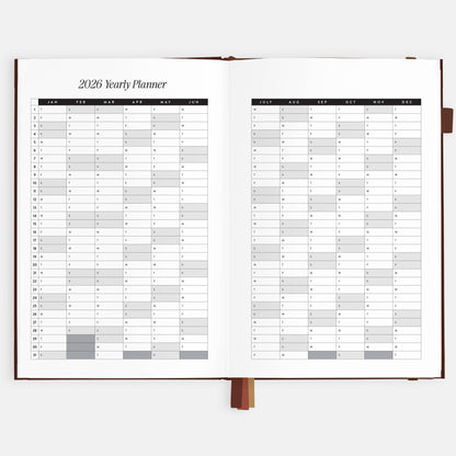Fox & Fallow - 2026 Chocolate A5 Vertical Planner