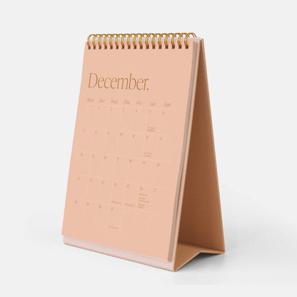 Fox & Fallow - 2026 Minimal Desk Calendar