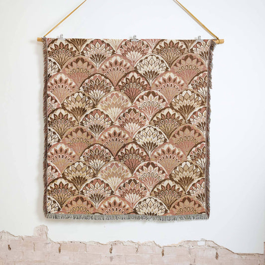 'All My Loving' Woven Picnic Rug/Throw | HENDEER